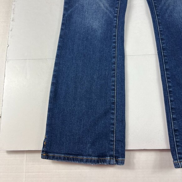 Judy Blue Jeans Women's 32x28* High Rise Slim Boot Cut Blue Stretch Denim Tag 32 - Picture 6 of 16